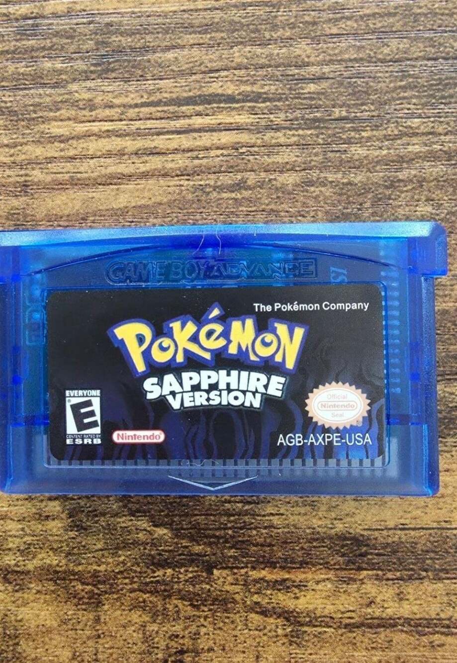 Pokemon Sapphire Version Game Boy Advance Cartridge